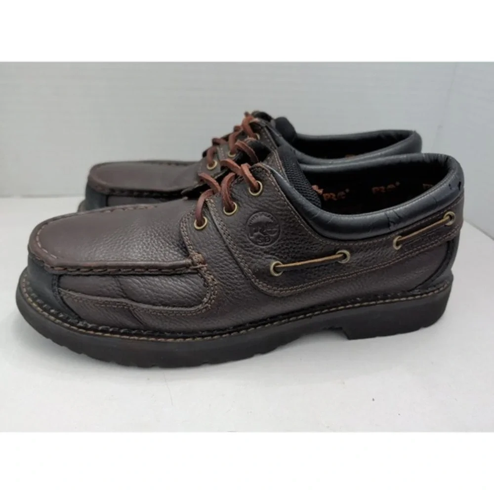 Timberland ASTM F2413-05 ANSI Z41‎ PT99 Men Size 9.5M Steel Moc Toe Oxford Shoes